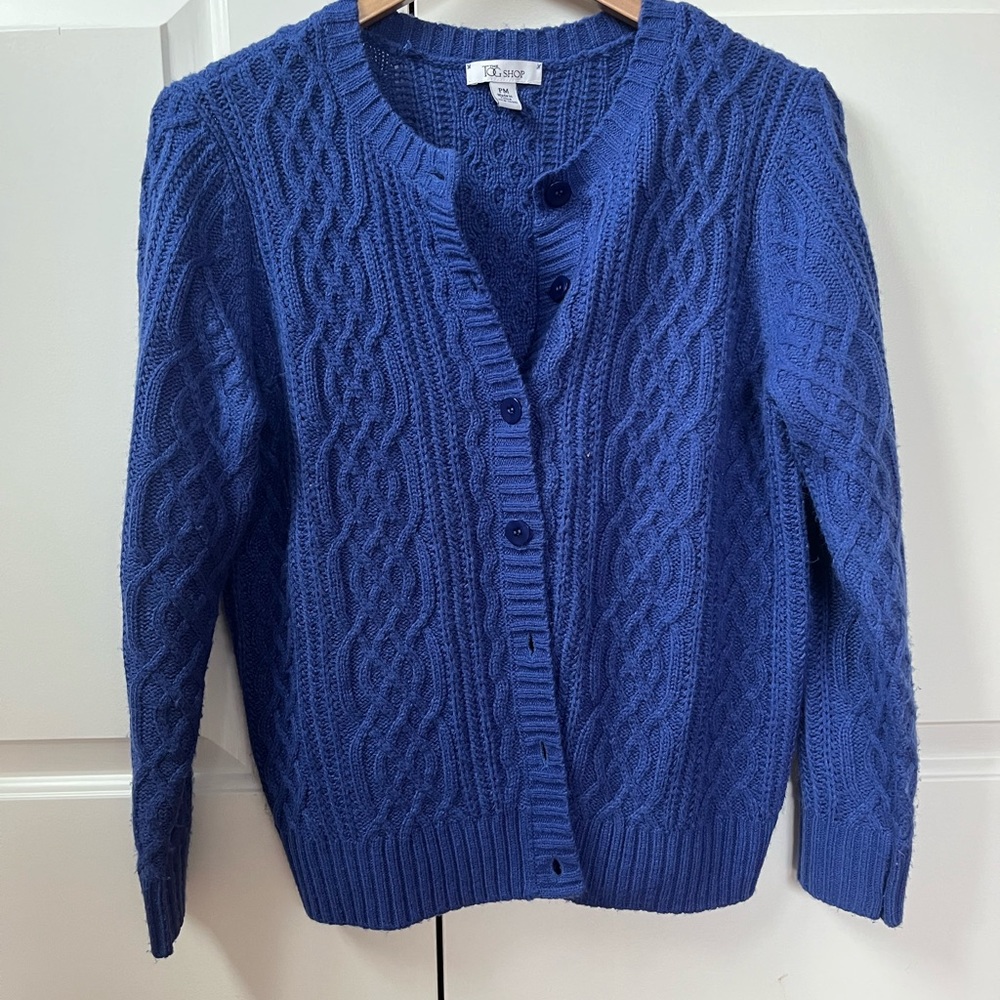 Vintage Blue Grandma Sweater